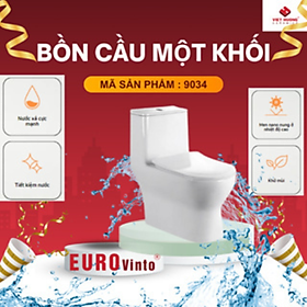 Mua BỒN CẦU MỘT KHỐI EUROVINTO CAO CẤP MÃ 9034