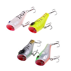 4pcs Fishing Lure Hard Bait Minnow Lure Fishing Bass Crankbait Trout Baits
