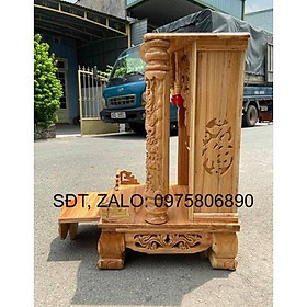 Mua bàn thờ giá rẻ   Bàn thờ thần tài ông địa 42 x 68cm  bàn thờ ông địa gỗ   bàn thờ