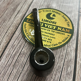 Tẩu Thuốc Sừng Trâu Đen Cổ Điển