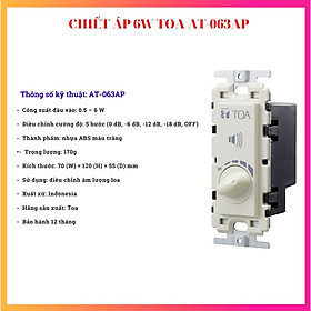 Mua Chiết áp điều chỉnh âm lượng 6W TOA AT-063AP- Hàng Chính Hãng