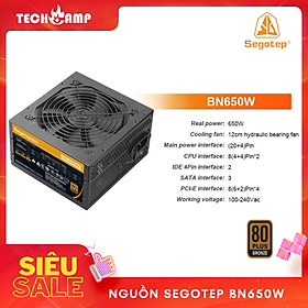 Mua Nguồn SEGOTEP BN650W 650W 80+ Bronze - Hàng chính hãng