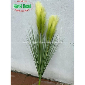 Mua CÀNH LAU 5 BÔNG LỚN CAO 90CM DECOR SIÊU ĐẸP- HOA GIẢ TRANG TRÍ