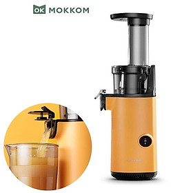 Mua Máy ép trái cây tốc độ chậm cầm tay thương hiệu cao cấp Mokkom MK-SJ001 - Công suất: 130W - Chất liệu: Tritan  ABS  Inox 304 - 2 màu: Xanh và Vàng - Hàng Nhập Khẩu