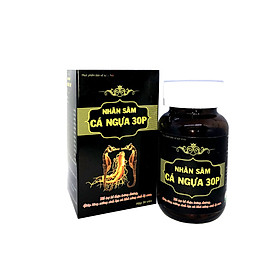 Thực Phẩm Chức Năng Nhân Sâm Cá Ngựa 30P - Tăng Cường Sinh Lực, Sinh Lý Nam Giới (Chai 30 viên)