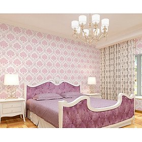 Mua GIẤY DÁN TƯỜNG KHỔ 45CMX10M MẨU CHÂU ÂU HỒNG