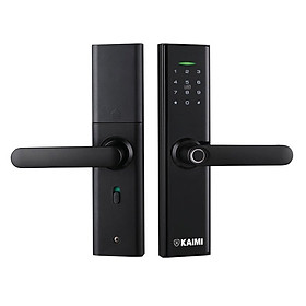 Mua Khóa Vân Tay Kaimi S12- Viền Đen - Hàng Chính Hãng