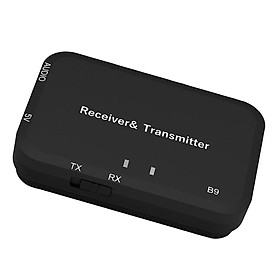 Transmitter+Receiver Audio 3.5mm Adapter For TV PC Earphones