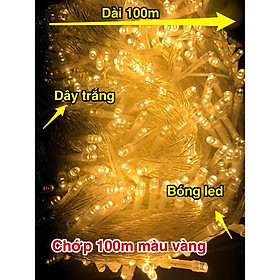 Mua Dây đèn led chớp 100m điện 220V nhiều màu trang trí noel  trang trí ngoài trời  trang trí quán cà phê