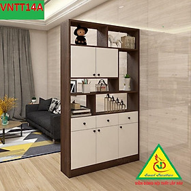 TỦ KỆ TRANG TRÍ KIÊM VÁCH NGĂN VNTT14A- Nội thất lắp ráp Viendong Adv