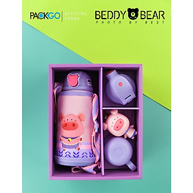 Mua Bình giữ nhiệt cho Bé Trai hoặc Gái / Chính hãng 100% BEDDYBEAR/ BEDDY BEAR/ họa tiết cho Heo / phù hợp Bé từ 2 tuổi trở