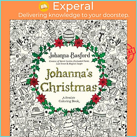 Sách - Johanna's Christmas : A Festive Coloring Book for Adults by Johanna Basford (paperback)