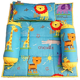 Hình ảnh Bộ 4 món ga gối Sleep Baby  Peaceful Zoo - F174