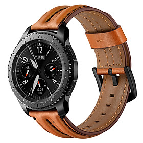 Dây Da Bò Sinewy cho Galaxy Watch 3 45mm / Galaxy Watch 46 / Huawei Watch GT 2 / Ticwatch Pro (Size 22mm)