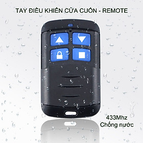 Điều khiển cửa cuốn mã gạt chống nước tần số 433Mhz (Remote)