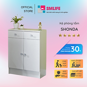Tủ phòng tắm gỗ hiện đại SMLIFE Shonda