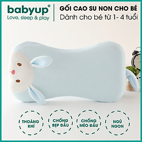 Gối cao su non cho bé chống bẹp đầu cao cấp. Gối dành cho bé từ 5 tháng tuổi đến 4 tuổi. Mềm mại, thoáng khí, giúp con ngủ ngon hơn