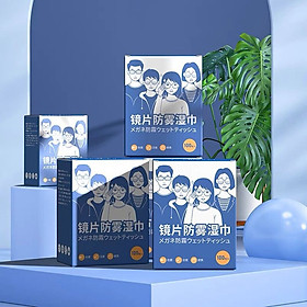 Combo 200 Khăn Lau Mắt Kính Nano Chống Mờ Sương Công Nghệ Nhật Bản Mẫu Mới - Hàng Chính Hãng