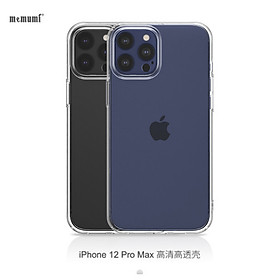 Ốp lưng cứng Memumi cho iPhone 12 mini / 12/12 Pro/12 Pro Max trong suốt - Hàng nhập khẩu