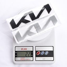 01 chiếc Logo biểu tượng trước và sau xe ô tô Kia mã ZG-KX3 - Chất liệu: Nhựa ABS cao cấp