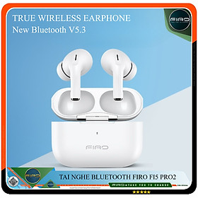 Tai Nghe Bluetooth FIRO FI5 Pro2 - Tai Nghe Không Dây FIRO Công Nghệ Bluetooth V5.3 - Kháng Nước IPX5 - Điều Khiển Cảm Ứng Thông Minh - Âm Bass Cực Hay - Tai Nghe FIRO FI5 Pro2 Tương Thích Với Tất Cả Dòng Máy - Hàng Chính Hãng - FIRO FI5 Pro2 White