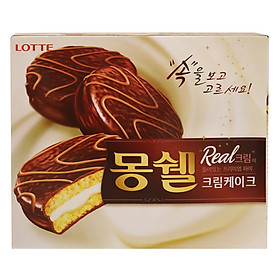 Bánh Xốp Nhân Kem Nhập Khẩu Hàn Quốc Mongswell Lotte