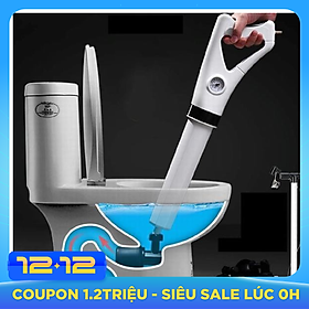 Súng tạo áp lực thông tắc bồn cầu, nhà vệ sinh đa năng cao cấp