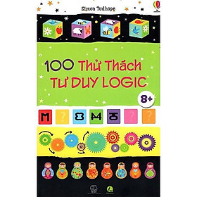 [Download Sách] Sách 100 thử thách tư duy logic, Phát triển tư duy IQ cho bé - in màu