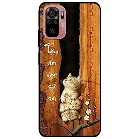 Ốp lưng dành cho Xiaomi Xiaomi Redmi Note 10 - Redmi Note 10 Pro - mẫu Tâm An Chú Mèo