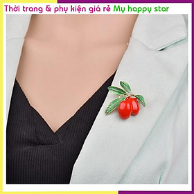 Cài áo thời trang phong cách Châu Âu quả olive GC230