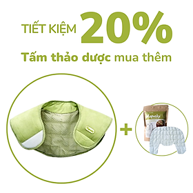 Combo Đai Chườm Vai Làm Nóng Bằng Điện Hapaku + Tấm Thảo Dược Thay Thế Sau 3 Tháng Sử Dụng