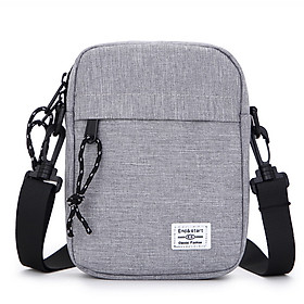Túi Đeo Vai Nhỏ Unisex E&S Đựng Phụ Kiện, Điện Thoại , Thiết Bị Cá Nhân Tiện Lợi Nhỏ Gọn Bền Bỉ  BL012 - Màu Xám