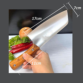 Mua Dao Thái thịt cá SK5 CÁN GỖ Cao Cấp SIÊU ĐẸP. Dao làm từ THÉP SK5 SIÊU BÉN  dày dặn  cán GỖ TỰ NHIÊN cằm nắm chắc chắn  nặng tay. Dụng cụ nhà bếp chuyên phục vụ Nhà Hàng Chuyên Nghiệp ĐẴNG CẤP
