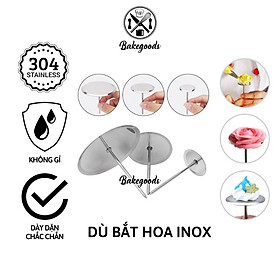 Mua DÙ BẮT HOA inox dùng bắt bông kem trang trí sinh nhật