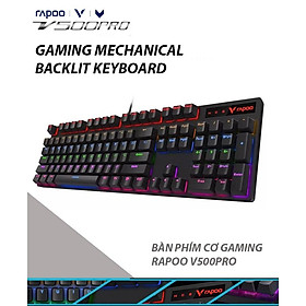 Bàn Phím Cơ Rapoo V500 Pro- Hàng chính hãng