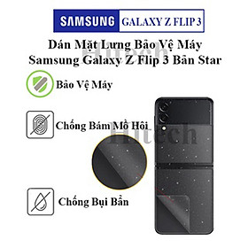 Mua Dán mặt lưng dành cho máy Samsung Galaxy Z Flip 3 cao cấp dẻo bản Star lấp lánh