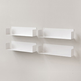 Kệ sách treo tường chữ U60 (Set 4) - Đen
