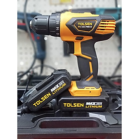 MÁY KHOAN PIN 2 TỐC ĐỘ 10MM 20V (2 PIN) TOLSEN 79033 - HÀNG CHÍNH HÃNG