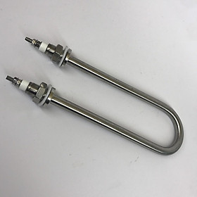 Mua Điện trở đun nước Inox chữ U đơn công suât 3kw 4kw 5kw chiều dài 30cm điện áp 220v 380v ( Điện trở nồi phở nồi hơi