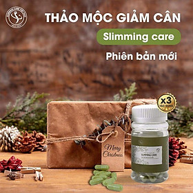 Thảo mộc hỗ trợ giảm cân Slimming care x3 hiệu quả dành cho nam và nữ sau 1 liệu trình sử dụng