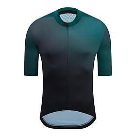 Ykywbike đàn ông đi xe đạp áo ngắn chuyên nghiệp Aero Jersey 5 màu Color: YJZ337 green Size: L