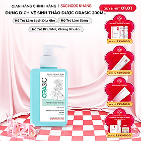Dung dịch vệ sinh hằng ngày Orasic 200ml