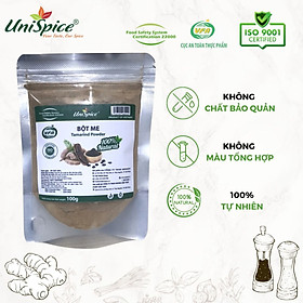 Bột me Unispice100g - Gia vị tự nhiên/ nấu canh chua, món sốt