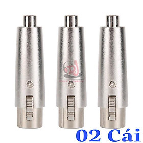 Combo 2 cái rắc chuyển XLR sang hoa sen, Jack XLR, Jack av, Jack hoa sen, Jack chuyển