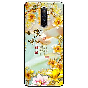 Ốp lưng dành cho Realme X2 Pro mẫu Chữ Hoa Vàng