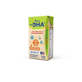 Thùng Sữa Uống Dinh Dưỡng Colos DHA+ 110ml (48 hộp) - Phát triển não bộ, Tăng cường đề kháng