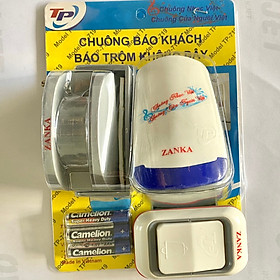 Mua Bộ 1 Mắt hồng ngoại Chuông 1 nút nhấn chuông cửa không dây Zanka TP719 ( Hàng Chính Hãng )