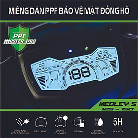 Miếng Dán PPF Bảo Vệ Mặt Đồng Hồ Xe Medley S | Chất Liệu Film PPF