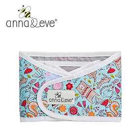 【ANNA&EVE 】KHĂN QUẤN CHO BÉ KHI NGỦ - SỞ THÚ MÀU XANH