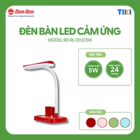 Đèn bàn Bảo vệ Thị lực Rạng Đông Model: RD-RL-01.V2 Mẫu Mới Cải Tiến Có Ống Cắm Bút